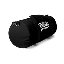 Load image into Gallery viewer, Duffel Bag Black w/ White Print