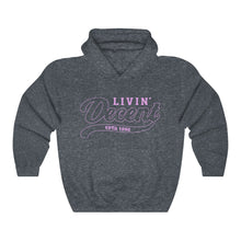 Load image into Gallery viewer, Unisex Hoodie Pink Outline Print