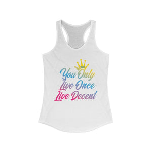 Women's YOLO Tank gradient