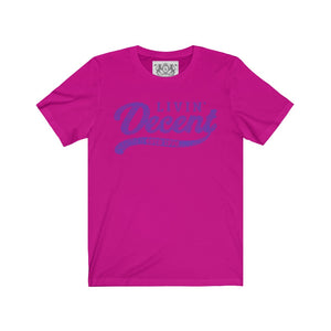 Unisex Jersey Word Cloud w/purple print
