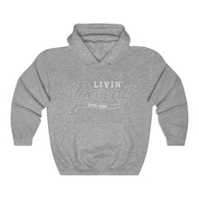 Load image into Gallery viewer, Unisex Hoodie Silver Outline Print