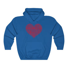 Load image into Gallery viewer, Unisex Hoodie Love Livin&#39; w/red Print