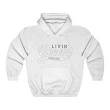 Load image into Gallery viewer, Unisex Hoodie Grey Outline Print