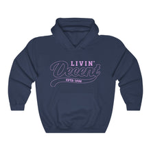 Load image into Gallery viewer, Unisex Hoodie Pink Outline Print