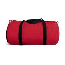 Load image into Gallery viewer, Duffel Bag Red w/ White Print