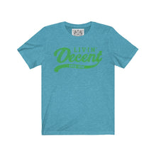 Load image into Gallery viewer, Unisex Jersey Word Cloud w/kelly green print