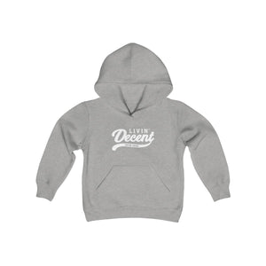 Youth Hoodie White Print