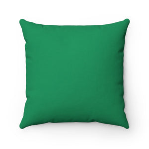 Polyester Square Green Red w/ White Print