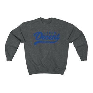 Unisex Crewneck Sweatshirt w/Royal Print