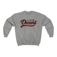 Load image into Gallery viewer, Unisex Crewneck Sweatshirt w/Maroon Print