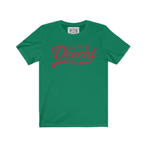 Unisex Jersey Word Cloud w/red print