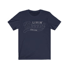 Load image into Gallery viewer, Unisex Jersey Short Sleeve Grey Outline Print