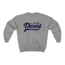 Load image into Gallery viewer, Unisex Crewneck Sweatshirt w/Navy Print