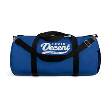 Load image into Gallery viewer, Duffel Bag Royal w/ White Print