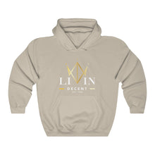 Load image into Gallery viewer, Unisex Hoodie V-Crown White/Gold print