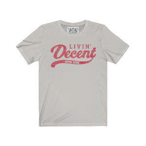 Unisex Jersey Word Cloud w/red print