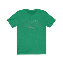 Load image into Gallery viewer, Unisex Jersey Short Sleeve Grey Outline Print