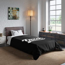 Load image into Gallery viewer, Comforter Black w/ White Print