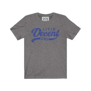 Unisex Jersey Word Cloud w/royal print