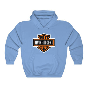 Unisex Hoodie Ridin' Decent Lifestyle Print