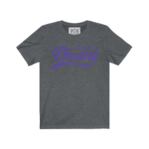 Unisex Jersey Word Cloud w/purple print