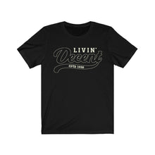 Load image into Gallery viewer, Unisex Jersey Short Sleeve Cream Outline Print