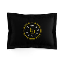 Load image into Gallery viewer, Pillow Sham Black w/ Lifestyle 2 Print