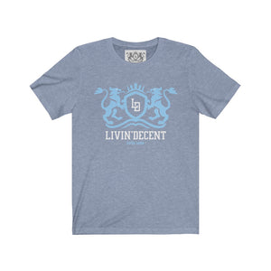 Unisex Jersey Short Sleeve Regal baby blue/white