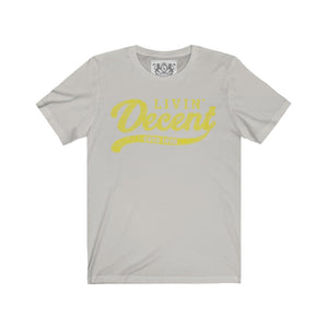 Unisex Jersey Word Cloud w/yellow print
