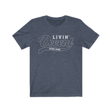 Load image into Gallery viewer, Unisex Jersey Short Sleeve Tee White Outline Print