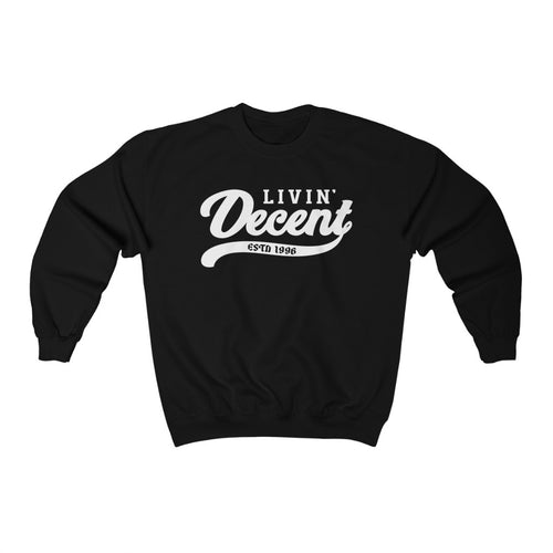 Unisex Crewneck Sweatshirt w/White Print