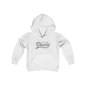 Youth Hoodie Cement Print