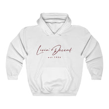 Load image into Gallery viewer, Unisex Hoodie LD signature Maroon Print