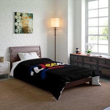 Load image into Gallery viewer, Comforter Black w/ CO Flag print