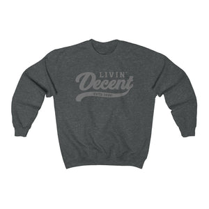 Unisex Crewneck Sweatshirt w/Grey Print