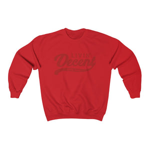 Unisex Crewneck Sweatshirt w/Red Print