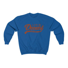 Load image into Gallery viewer, Unisex Crewneck Sweatshirt w/Orange Print