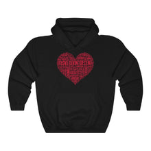 Load image into Gallery viewer, Unisex Hoodie Love Livin&#39; w/red Print