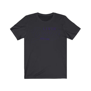 Unisex Jersey Short Sleeve Navy Outline Print