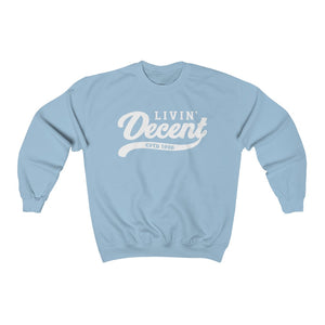 Unisex Crewneck Sweatshirt w/White Print