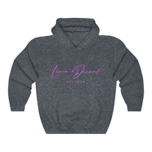 Load image into Gallery viewer, Unisex Hoodie LD signature Hot Pink Print