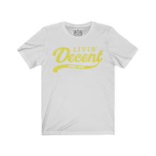 Load image into Gallery viewer, Unisex Jersey Word Cloud w/yellow print