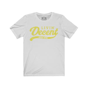Unisex Jersey Word Cloud w/yellow print
