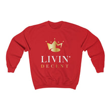 Load image into Gallery viewer, Unisex Crewneck Sweatshirt Circle Crown White/Gold print