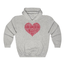 Load image into Gallery viewer, Unisex Hoodie Love Livin&#39; w/red Print