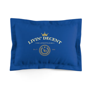 Pillow Sham Royal w/ Lifestyle Print