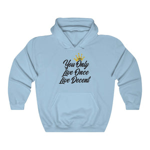 Unisex Hoodie Yolo w/black Print