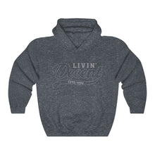 Load image into Gallery viewer, Unisex Hoodie Grey Outline Print