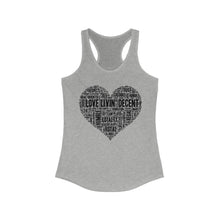 Load image into Gallery viewer, Women&#39;s Love Livin&#39; Tank w/ black print