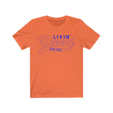 Load image into Gallery viewer, Unisex Jersey Short Sleeve Royal Outline Print